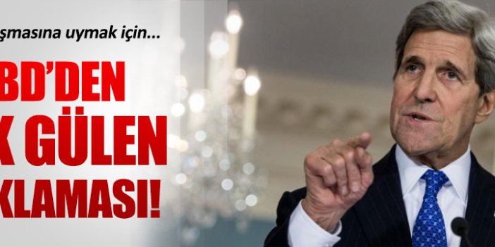 ABD'den flaş Fethullah Gülen açıklaması
