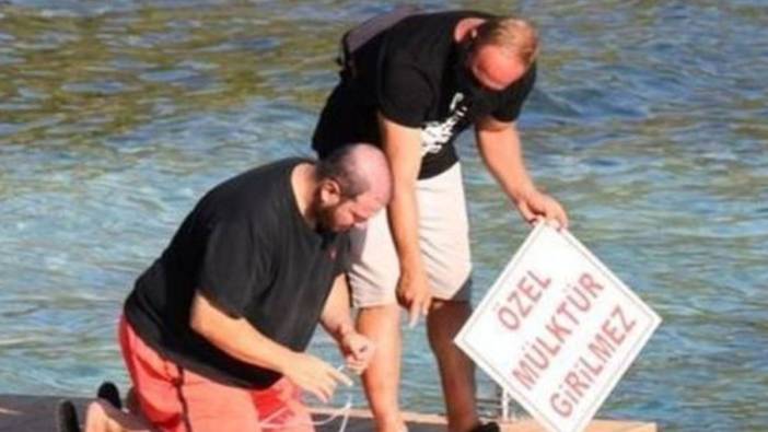 Şahan Gökbakar, kaçak iskeleyi kendisi yıktı