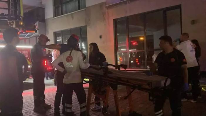26 katlı binada yangın faciası. Korku dolu anlar...