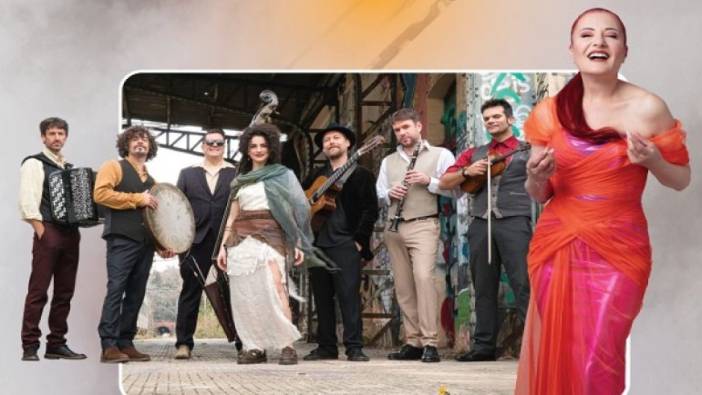 Candan Erçetin ve Barcelona Gipsy Klezmer Orkestrası, Bursa'da sahne aldı