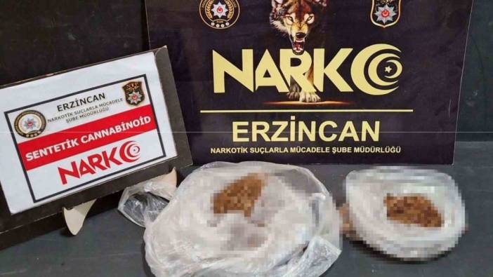 Erzincan’da uyuşturucu operasyonu