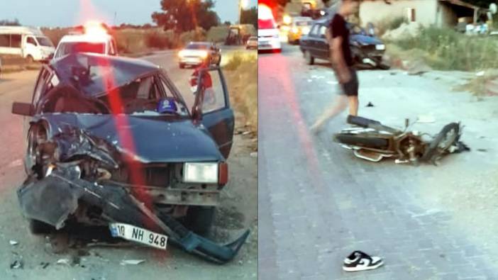 Motosiklet sürücüsü hayatını kaybetti