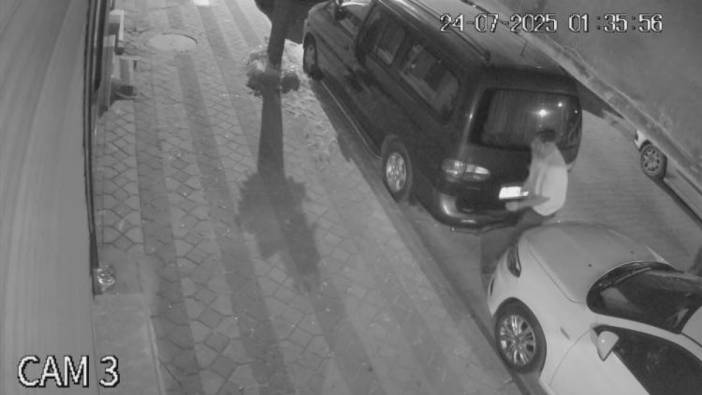 İstanbul'da plaka hırsızı kameraya yakalandı!
