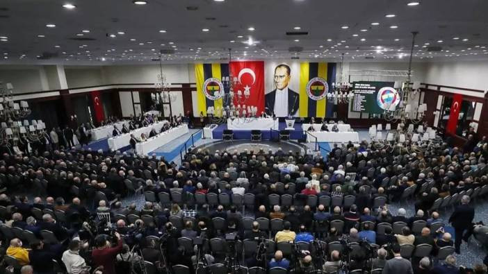 Fenerbahçe Yüksek Divan Kurulu Toplantısı'nda ortalık karıştı! Yayın kesildi