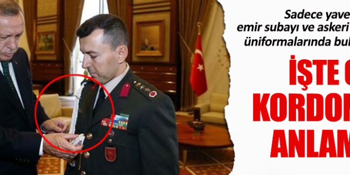 İşte o kordonun anlamı: İhanet edeceğine kendisini assın...
