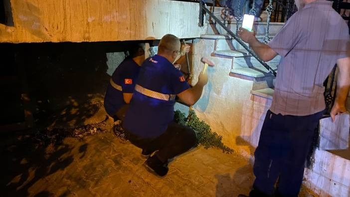Darıca’da doğal gaz borusu patladı, mahalleyi gaz kokusu sardı
