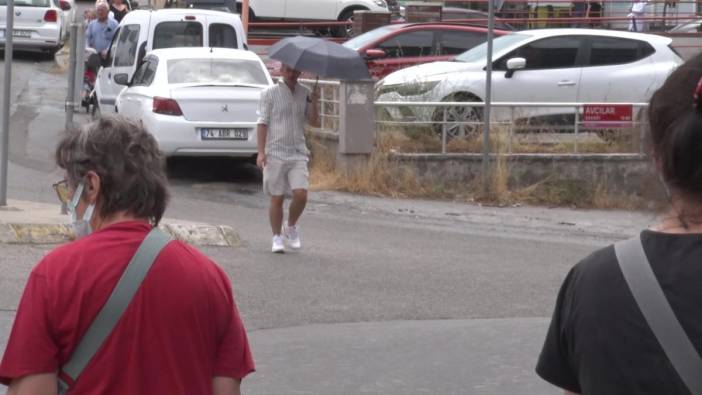 İstanbul’da beklenen yağmur başladı