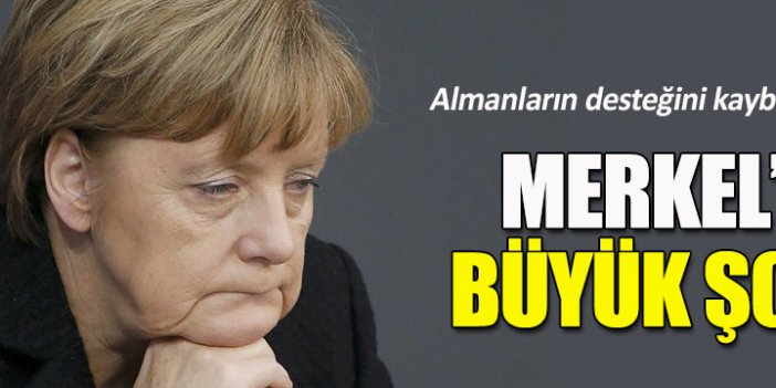 Merkel Almanların desteğini kaybediyor