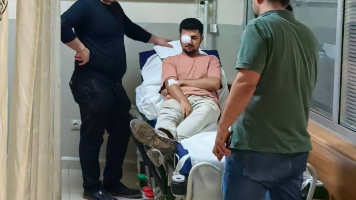 Mobilya fabrikasında feci kaza: Çivi gözüne saplandı!