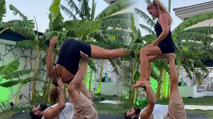 Pınar Altuğ'un yogası tartışma yarattı! Sosyal medyadan mesaj yağdı