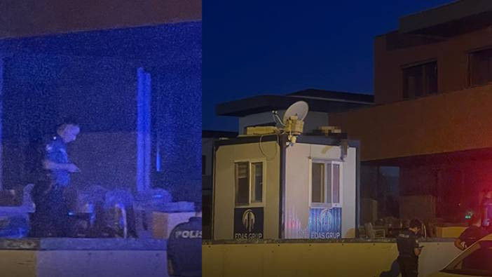 İnşaatta korku dolu anlar! Konteynerin üstünde ceset bulundu