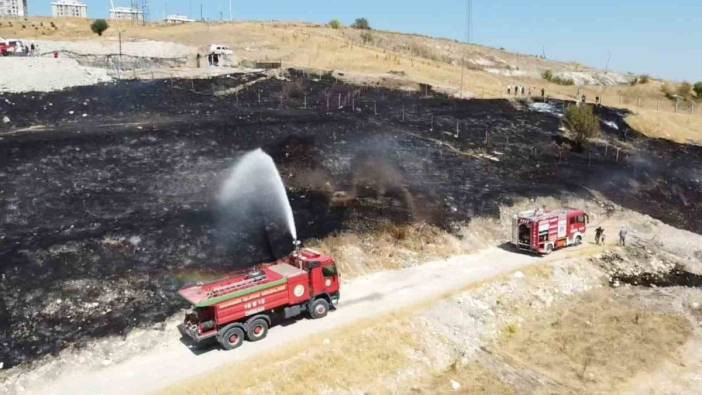 Otluk alanda çıkan yangın söndürüldü