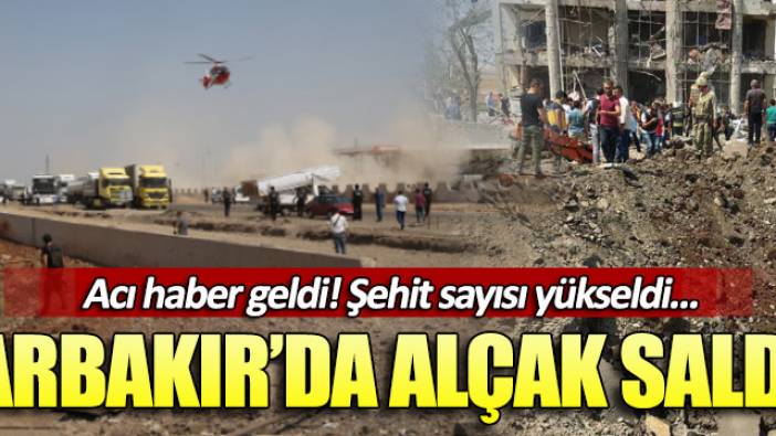 Diyarbakır'da bombalı araçla saldırı!