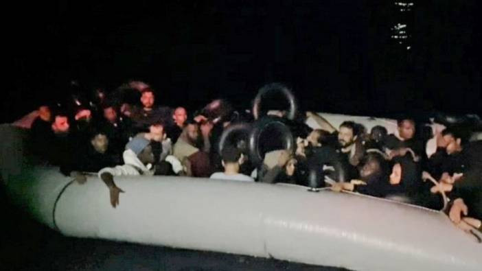 Didim’de geri itilen onlarca düzensiz göçmen kurtarıldı!