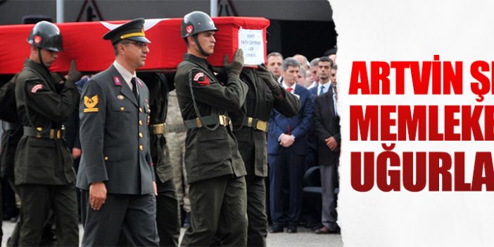 Artvin şehidi memleketine uğurlandı