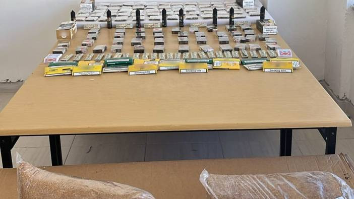 Mersin'de uyuşturucu ve kaçak tütünler ele geçirilen şüpheli tutuklandı