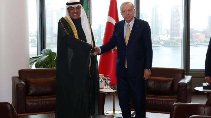 Erdoğan, Kuveyt Veliaht Prensi Halid Es Sabah'ı kabul etti