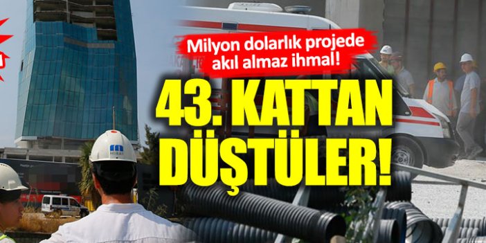 İzmir'de 43 katlı binada dehşet