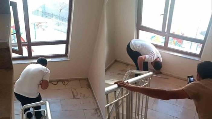 Apartmanda yılan paniği! Şırnak’ta sürpriz misafir 4. kata çıktı: İşte o anlar