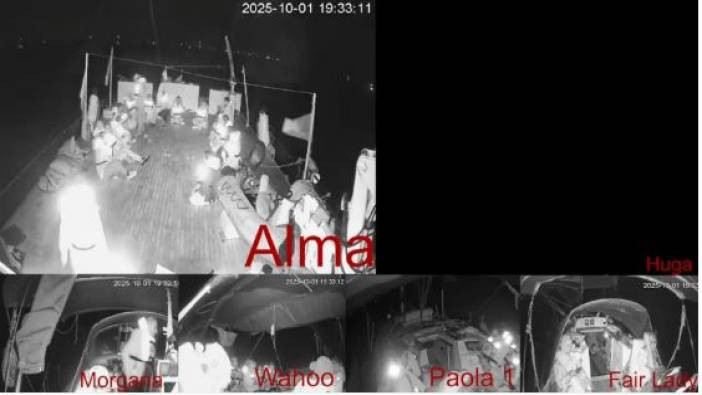 İsrail Sumud filosuna girdi!