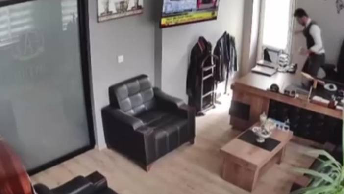 İstanbul'da hissedilen deprem kamerada! İlk görüntüler geldi