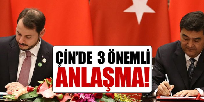 Türkiye ile Çin arasında üç anlaşma imzalandı