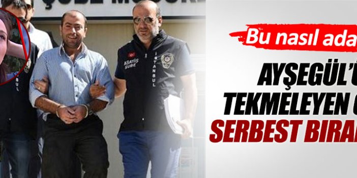 Ayşegül Terzi'ye tekme atan Abdullah Çakıroğlu serbest bırakıldı