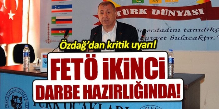 Ümit Özdağ'dan ikinci darbe uyarısı