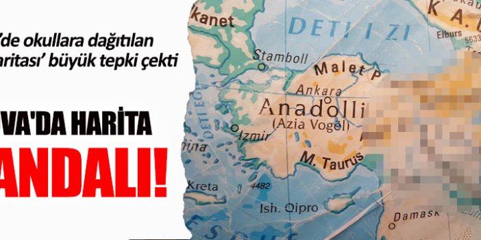 Prizren’de okullara dağıtılan ‘Türkiye haritası’ büyük tepki çekti