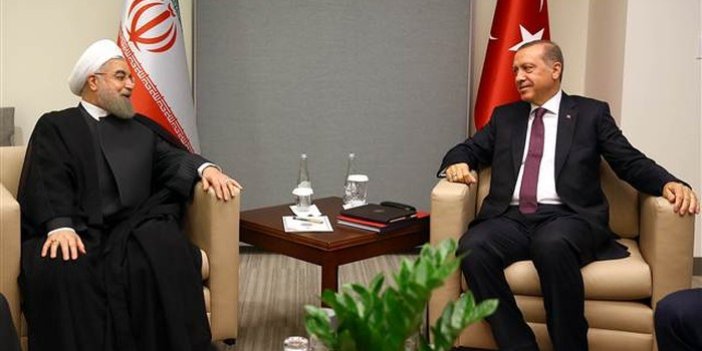 Erdoğan, İran lideri Ruhani ile görüştü