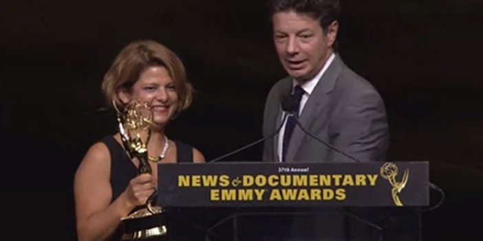 Türk gazeteci Emmy ödülü kazandı