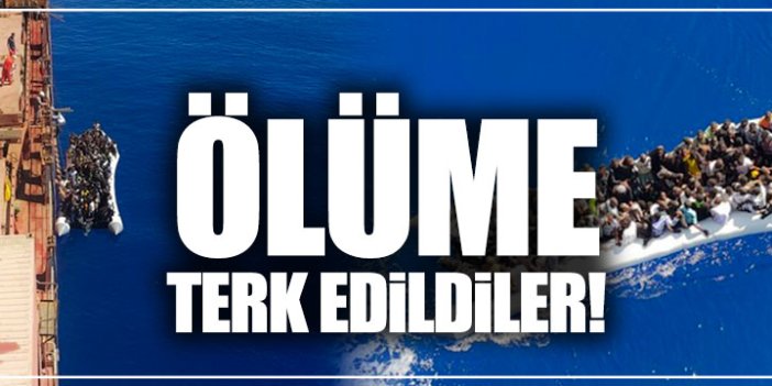 Ölüme terk edilen 132 göçmeni Türk gemisi kurtardı