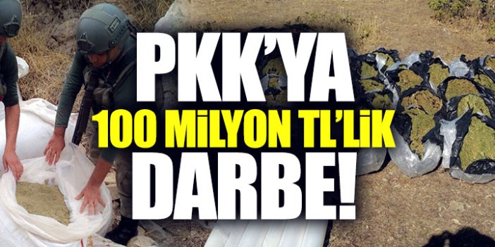 PKK'ya 100 milyon TL'lik darbe