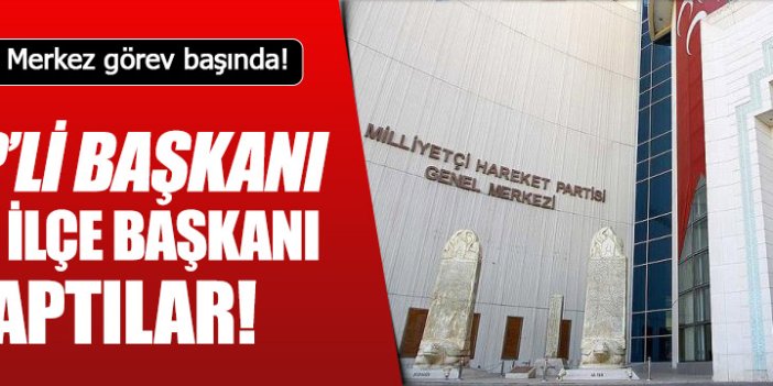 AKP'li başkanı MHP ilçe başkanı yaptılar!