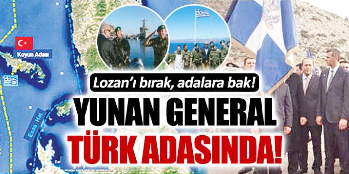 Yunan Savunma Bakanı, ülkesinin tatbikatını Türk adasından izledi