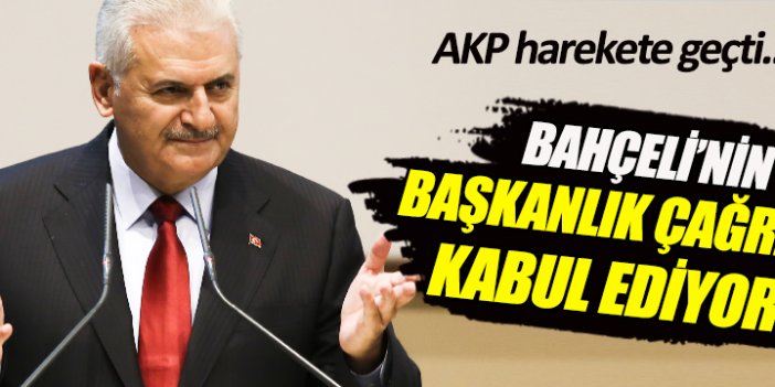 AKP başkanlık için harekete geçiyor