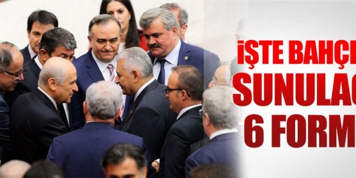 İşte Bahçeli'ye sunulacak Başkanlık formülü