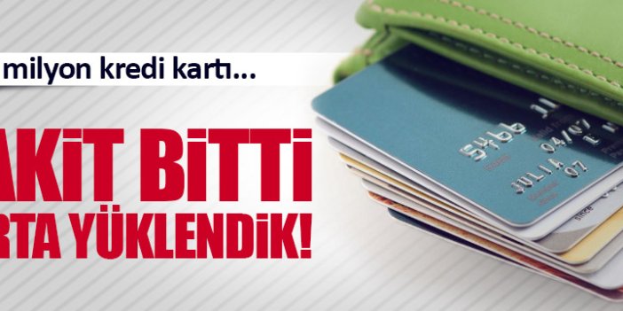 Türkiye'de cüzdan başına 2 kredi kartı