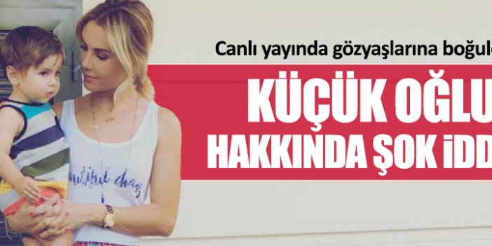 Ece Erken, oğlunun saçlarını mı boyatıyor?