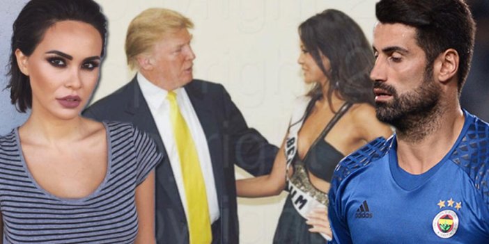 Kaleci Volkan'ın eşinden şaşırtan Trump paylaşımı