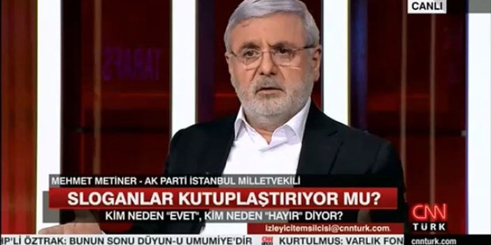 AKP’li Metiner: “HDP tabanı evet diyecek”