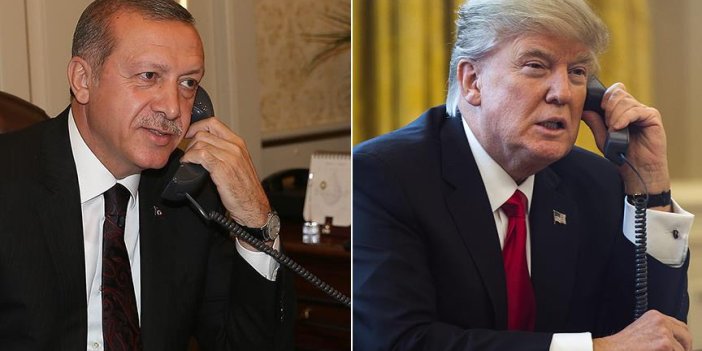 Erdoğan ile Trump telefonda görüştü