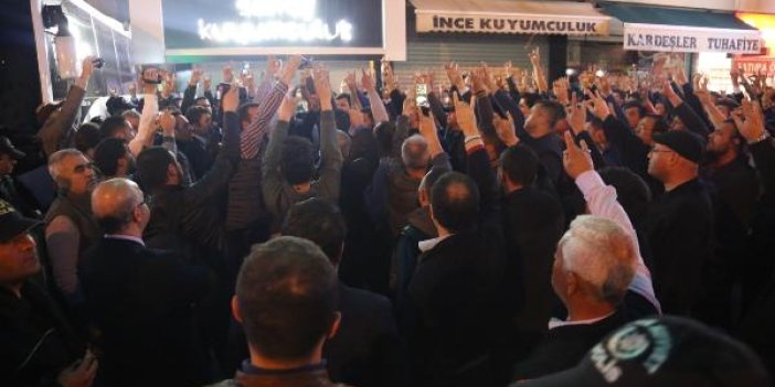 150 kişilik grup Özdağ ve Halaçoğlu'nun toplantısını bastı