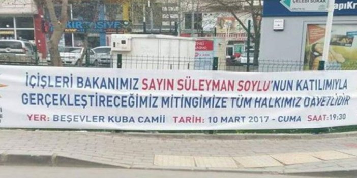 Camide AKP mitingi