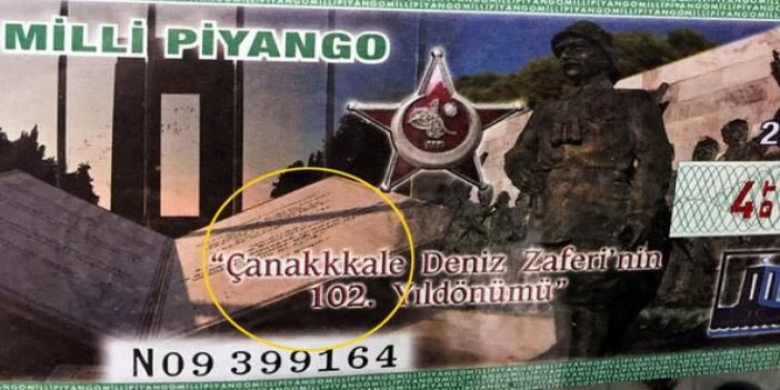 Milli Piyango'da "Çanakkale" skandalı