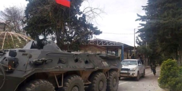 Rus askeri Afrin'e böyle geldi