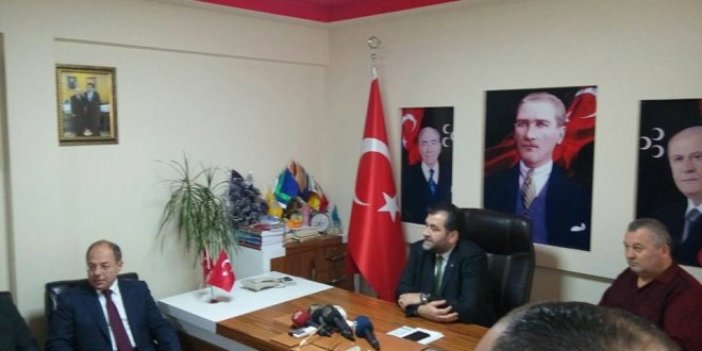 Bakan ziyareti öncesi MHP İlçe Teşkilatına polis araması