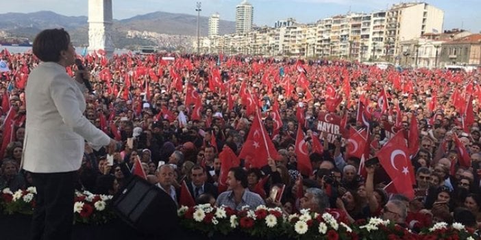 Akşener'in mitingine katılan İlçe Başkanı istifa ettirildi