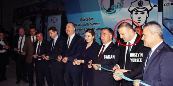 Bakan Sinop'ta otobüs açtı