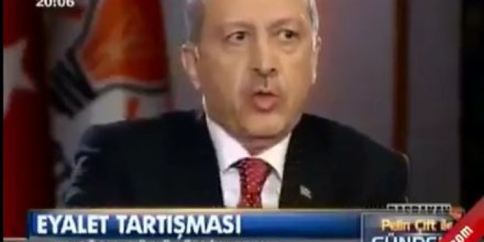 Erdoğan'ın eyalet sistemiyle ilgili yeni görüntüleri ortaya çıktı